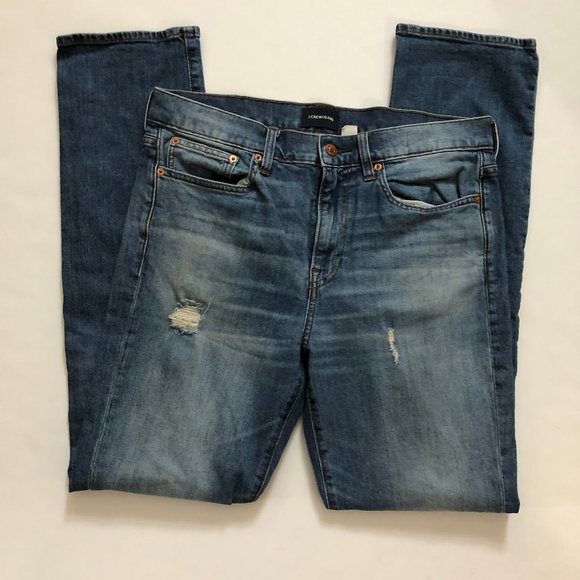 J. Crew Other - Men's J Crew Distressed Jeans 33/34